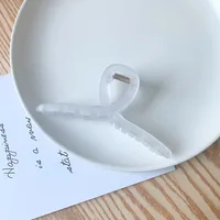 Grip Frosted New Hairpin Back Head Large Transparent Hair Claw Shark Clip Hairware Hairpin Hair Clip Female Summer sku image 7