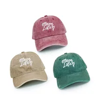 Wine-red Hat Women's Korean-style Wide Brim Sunshade All-match Love Washed Baseball Cap Hip-hop Fashion Male Baseball Cap main image 3
