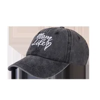 Wine-red Hat Women's Korean-style Wide Brim Sunshade All-match Love Washed Baseball Cap Hip-hop Fashion Male Baseball Cap main image 5