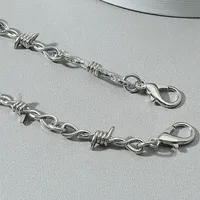 Wholesale Jewelry Punk Style Thorns Chain Necklace Bracelet Nihaowholesale main image 2