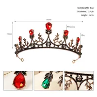 New Semi-circular Crown Bride Crown Fairy Wedding Dress Headdress Hair Jewelry Wholesale sku image 1