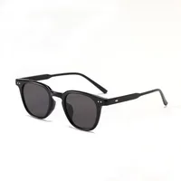 Fashion Round Small Frame  Ocean Film Multicolor Sunglasses sku image 4