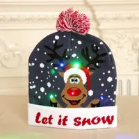 Christmas Decorations Adult Children's Glowing Knit Cap Nhmv155588 sku image 1