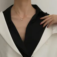 Wholesale Jewelry Fashion Stainless Steel Titanium Steel Plating Pendant Necklace main image 2