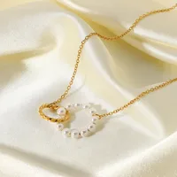 Wholesale Jewelry Fashion Stainless Steel Titanium Steel Plating Pendant Necklace main image 3