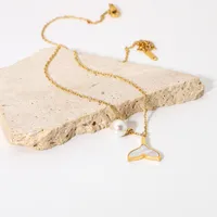 Wholesale Jewelry Fashion Stainless Steel Titanium Steel Plating Pendant Necklace main image 1
