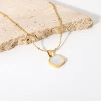 Wholesale Jewelry Fashion Stainless Steel Titanium Steel Plating Pendant Necklace main image 3
