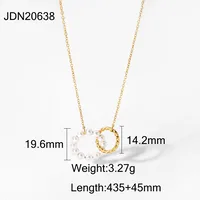 Wholesale Jewelry Fashion Stainless Steel Titanium Steel Plating Pendant Necklace sku image 1