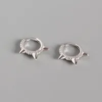 S925 Sterling Silver Geometric Diamond Earrings Wholesale Nihaowholesale sku image 1