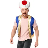 Wholesale Halloween Cosplay Red Dot Mushroom Head Chino Captain Costume Nihaowholesale main image 1