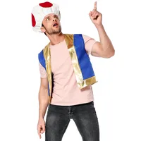 Wholesale Halloween Cosplay Red Dot Mushroom Head Chino Captain Costume Nihaowholesale main image 2