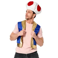 Wholesale Halloween Cosplay Red Dot Mushroom Head Chino Captain Costume Nihaowholesale main image 3