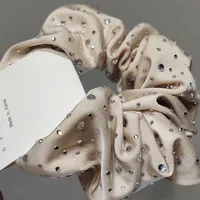Korean Flashing Diamond Hair Scrunchies Wholesale Nihaowholesale main image 3