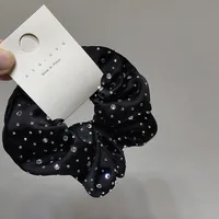 Korean Flashing Diamond Hair Scrunchies Wholesale Nihaowholesale sku image 4