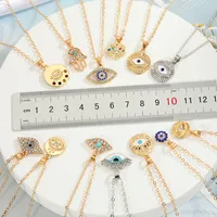 Wholesale Jewelry Fashion Eye Alloy Pendant Necklace main image 4