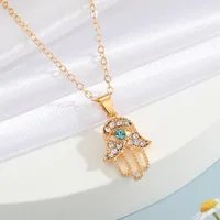 Wholesale Jewelry Fashion Eye Alloy Pendant Necklace main image 3
