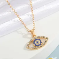 Wholesale Jewelry Fashion Eye Alloy Pendant Necklace sku image 1