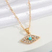 Wholesale Jewelry Fashion Eye Alloy Pendant Necklace sku image 5