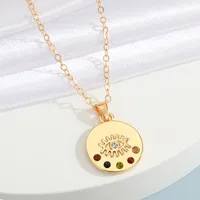 Wholesale Jewelry Fashion Eye Alloy Pendant Necklace sku image 11