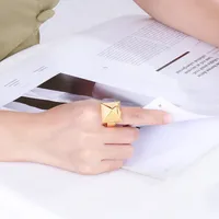 Stainless Steel 18K Gold Plated Fashion Geometric No Inlaid main image 3