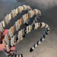 Korean Pearl Winding Thin Headband Wholesale Nihaowholesale main image 3