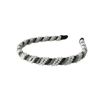 Korean Pearl Winding Thin Headband Wholesale Nihaowholesale main image 2