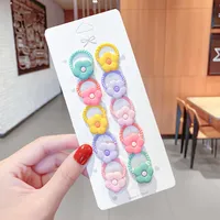 Wholesale Cartoon Cute Fruit Animal Hair Rope Set Nihaowholesale sku image 1