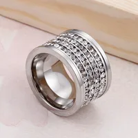Titanium Steel 18K Gold Plated Fashion Inlaid Zircon Artificial Gemstones main image 2