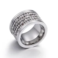 Titanium Steel 18K Gold Plated Fashion Inlaid Zircon Artificial Gemstones sku image 2