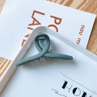 Grip Frosted New Hairpin Back Head Large Transparent Hair Claw Shark Clip Hairware Hairpin Hair Clip Female Summer sku image 13