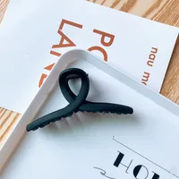 Grip Frosted New Hairpin Back Head Large Transparent Hair Claw Shark Clip Hairware Hairpin Hair Clip Female Summer sku image 15