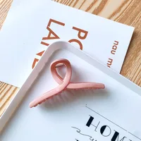 Grip Frosted New Hairpin Back Head Large Transparent Hair Claw Shark Clip Hairware Hairpin Hair Clip Female Summer sku image 16