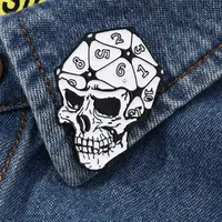 Halloween Skull Dice Ghost Pumpkin Brooch Set Wholesale Nihaowholesale main image 1