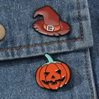 Halloween Skull Dice Ghost Pumpkin Brooch Set Wholesale Nihaowholesale main image 3