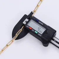 304 Stainless Steel 18K Gold Plated Simple Style Geometric Necklace main image 4