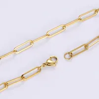 304 Stainless Steel 18K Gold Plated Simple Style Geometric Necklace main image 3
