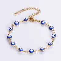 Ethnic Style Devil's Eye 304 Stainless Steel 18K Gold Plated No Inlaid Bracelets In Bulk main image 10