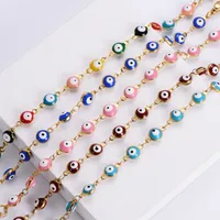 Ethnic Style Devil's Eye 304 Stainless Steel 18K Gold Plated No Inlaid Bracelets In Bulk main image 8