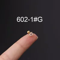 Ear Cartilage Rings & Studs Flower 316 Stainless Steel  Copper Plating Other sku image 3