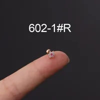 Ear Cartilage Rings & Studs Flower 316 Stainless Steel  Copper Plating Other sku image 4