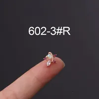 Ear Cartilage Rings & Studs Flower 316 Stainless Steel  Copper Plating Other sku image 18