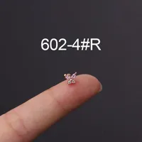 Ear Cartilage Rings & Studs Flower 316 Stainless Steel  Copper Plating Other sku image 9