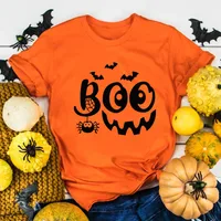 Women's T-shirt Short Sleeve Printing Fashion Letter Spider Bat main image 1