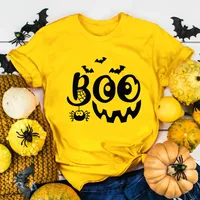 Women's T-shirt Short Sleeve Printing Fashion Letter Spider Bat main image 5