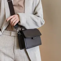 Small Pu Leather Vintage Style Square Bag main image 3
