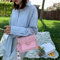 Small Pu Leather Square Bag main image 2