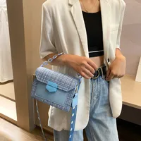 Small Pu Leather Square Bag main image 3