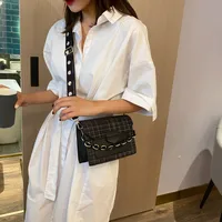 Small Pu Leather Square Bag main image 4