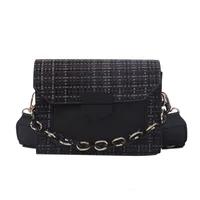 Small Pu Leather Square Bag main image 5