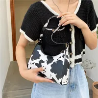 Zebra Leopard Striped One-shoulder Underarm Bag Wholesale Nihaowholesale main image 3